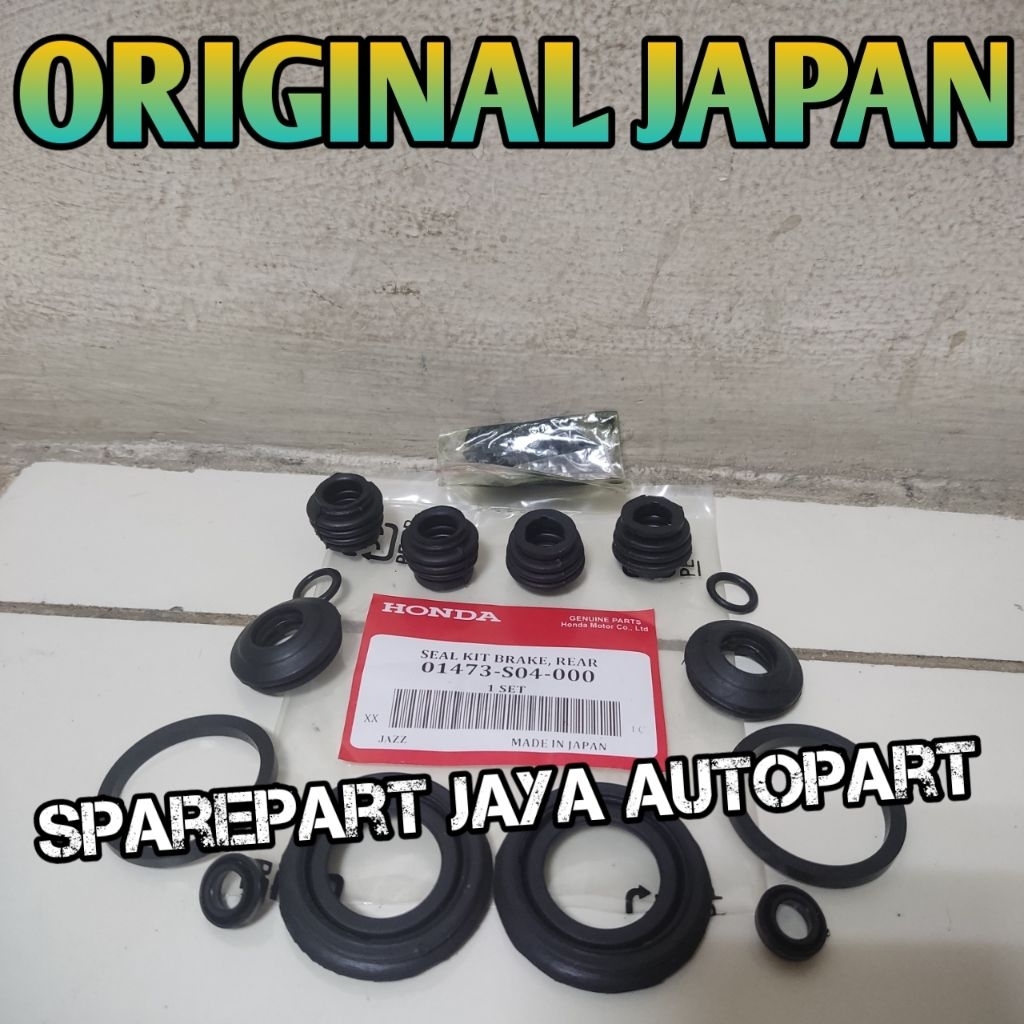 caliper kaliper seal kit rem belakang Honda jazz rs ge8 Mobilio original