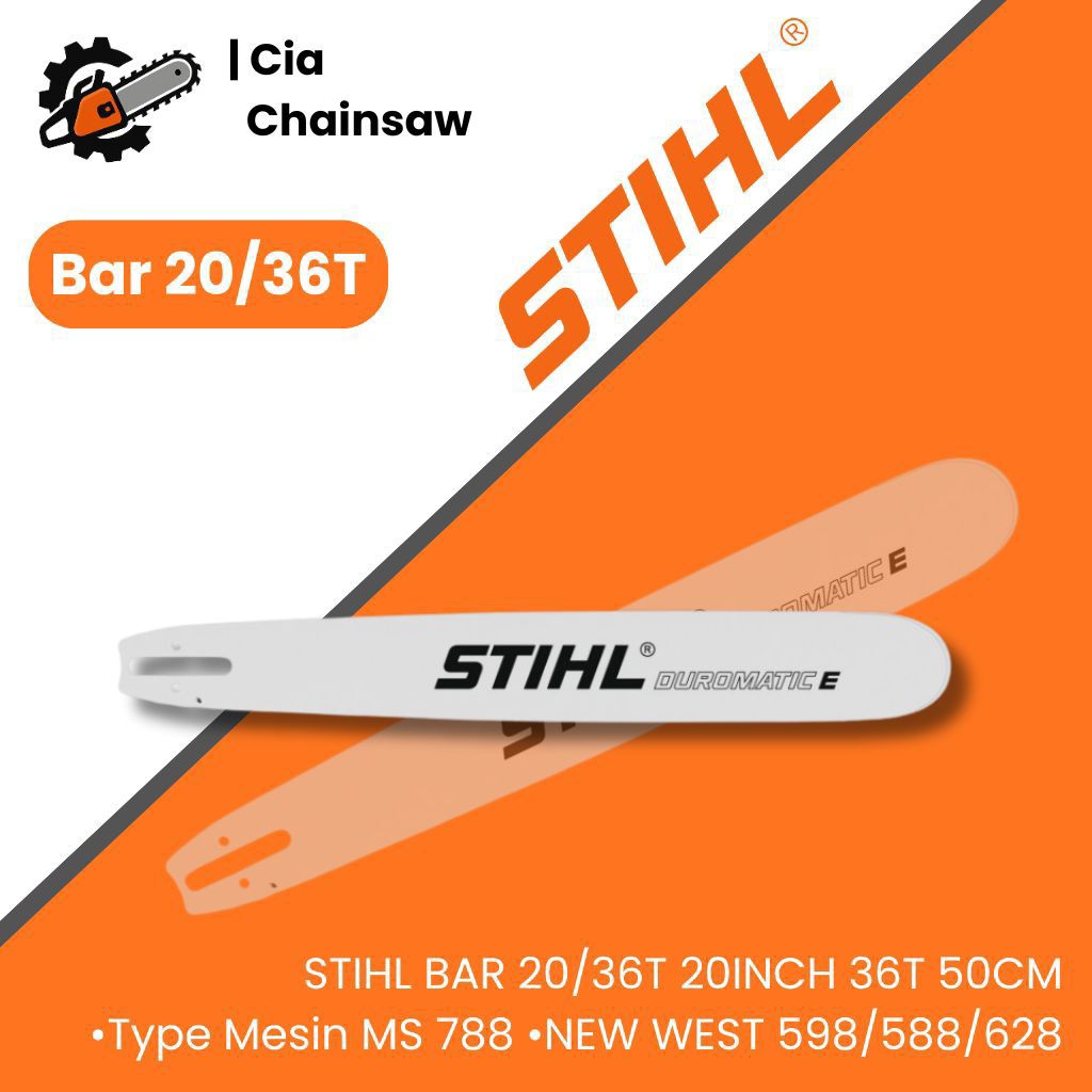 Bar Chainsaw Stihl 20/36T Bar Senso 20 Inch 36T 50 cm