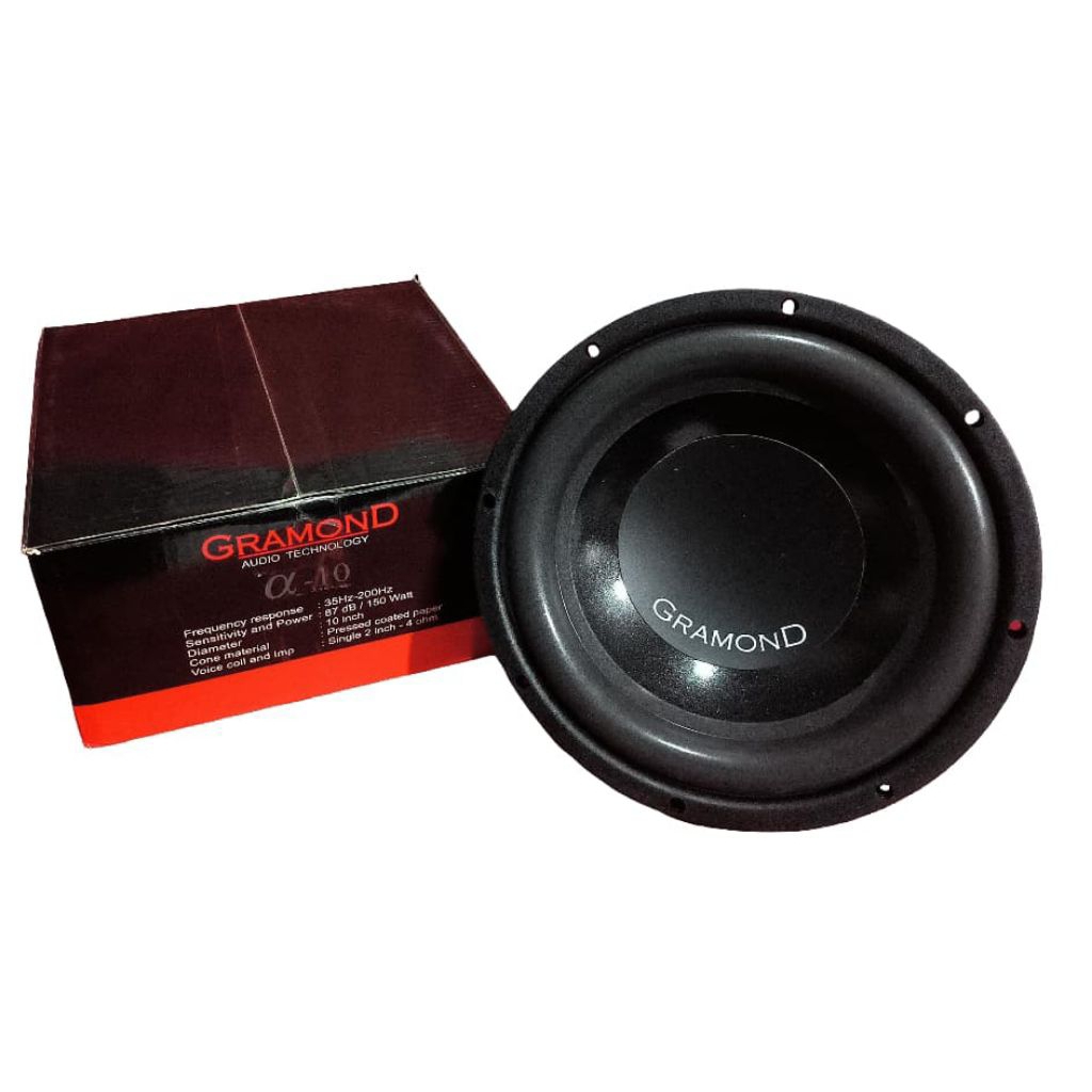 Subwoofer gramond 10 inch/subwoofer gramond alpha 10inch