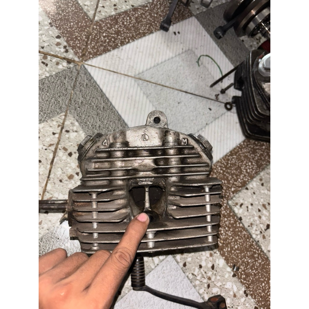 head atau kop cb100/cb125 original