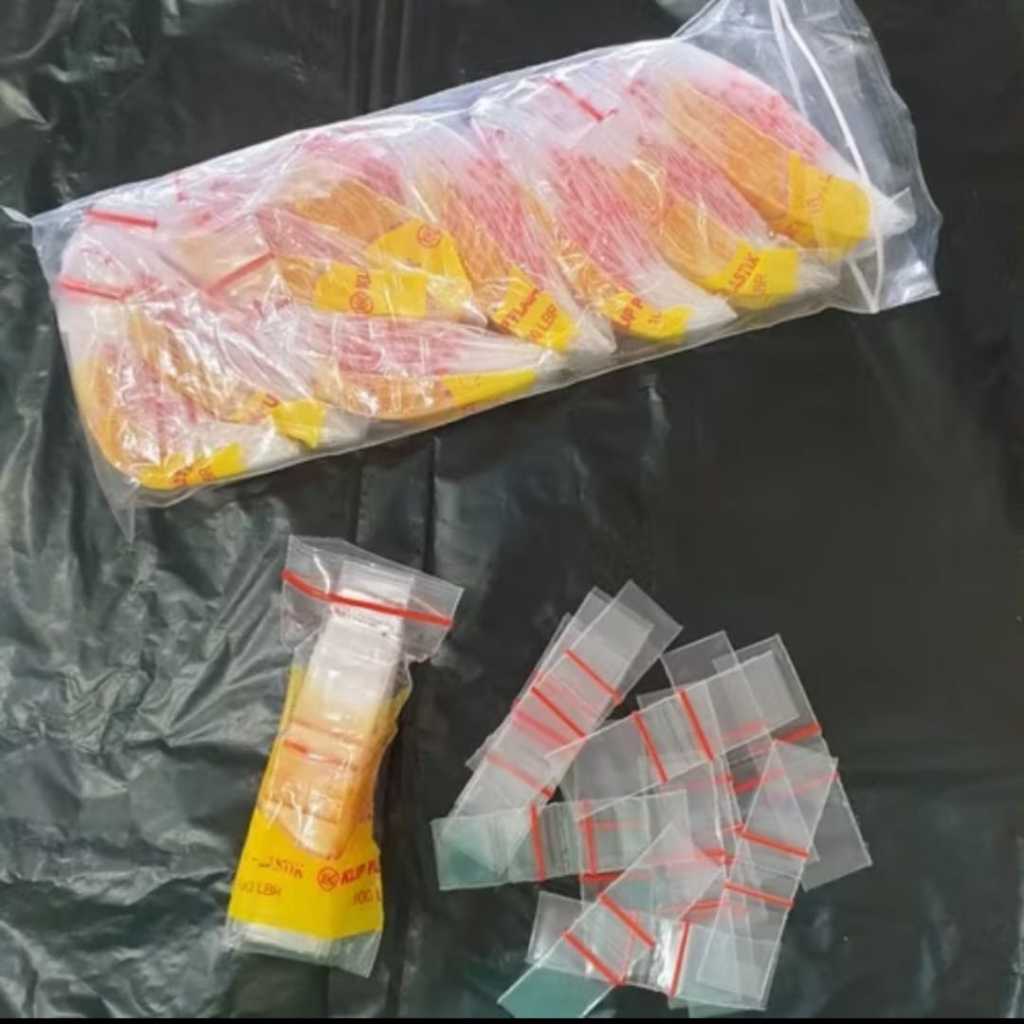 New Plastik Klip 2x3,5 TEBAL / Plastik Klip Kecil Penyimpanan Obat dan Barang Mini Plastik Zipper Ke