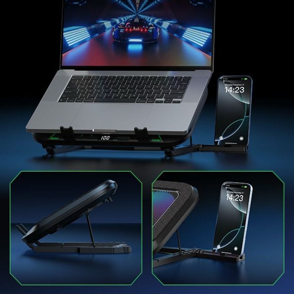 GAMEN GCP300//GCP310  MOBILE PHONE RADIATOR Kipas Pandingin Laptop RGB