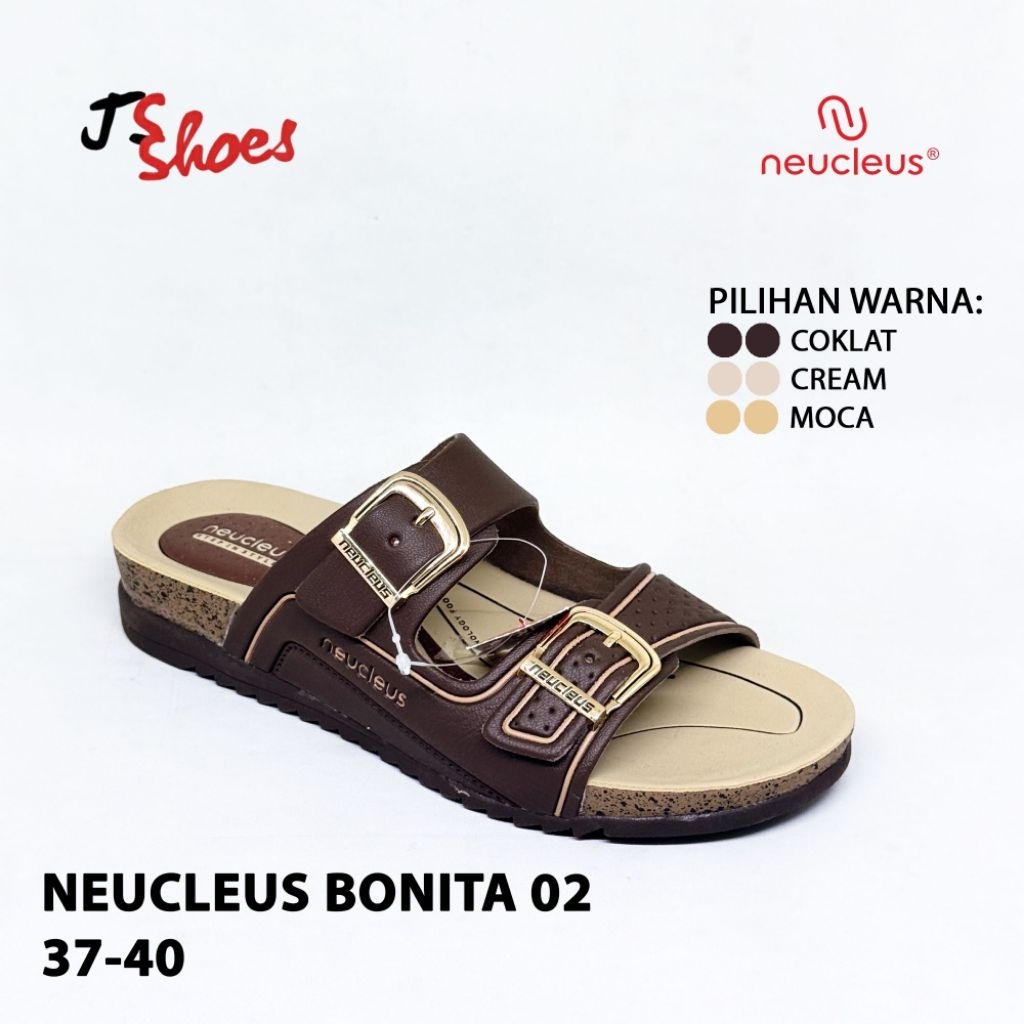NEUCLEUS BONITA 02 - SANDAL SLOP CASUAL WANITA DEWASA MERK NEUCLEUS ORIGINAL