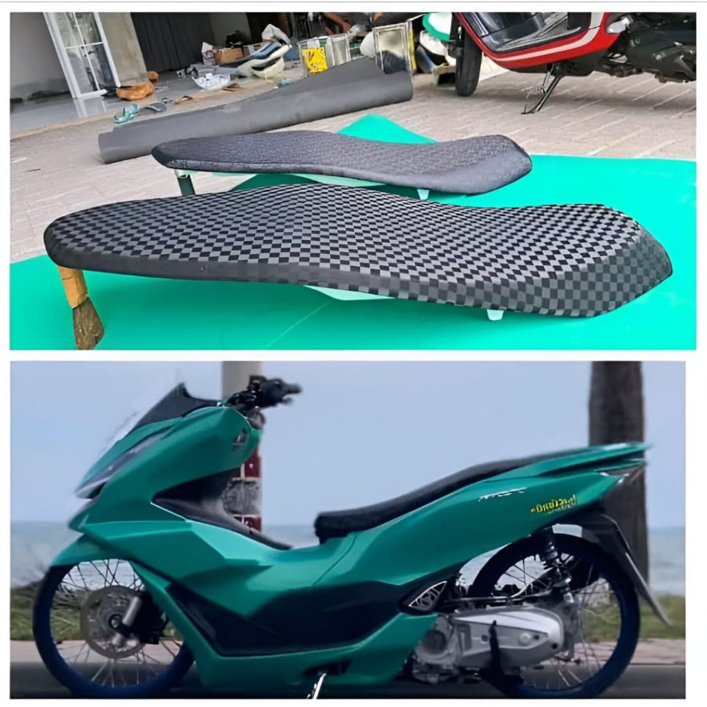 JOK MOTOR PCX 150 160 SUPER SLIM - JOK PCX SLIM KULIT KOTAK CATUR BARU