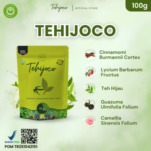 Tehijo.co | Teh Hijau 1pcs | Teh Hijau Diet Pelangsing | Obat Diet | Teh Diet | Slimming Tea | Minum