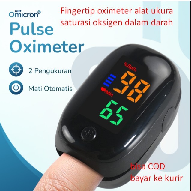 Fingertip oximeter alat ukura saturasi oksigen dalam darah