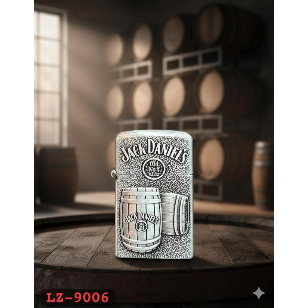 korek api motif timbul  JackDaniels  isi ulang gas LZ-9006 BISA COD