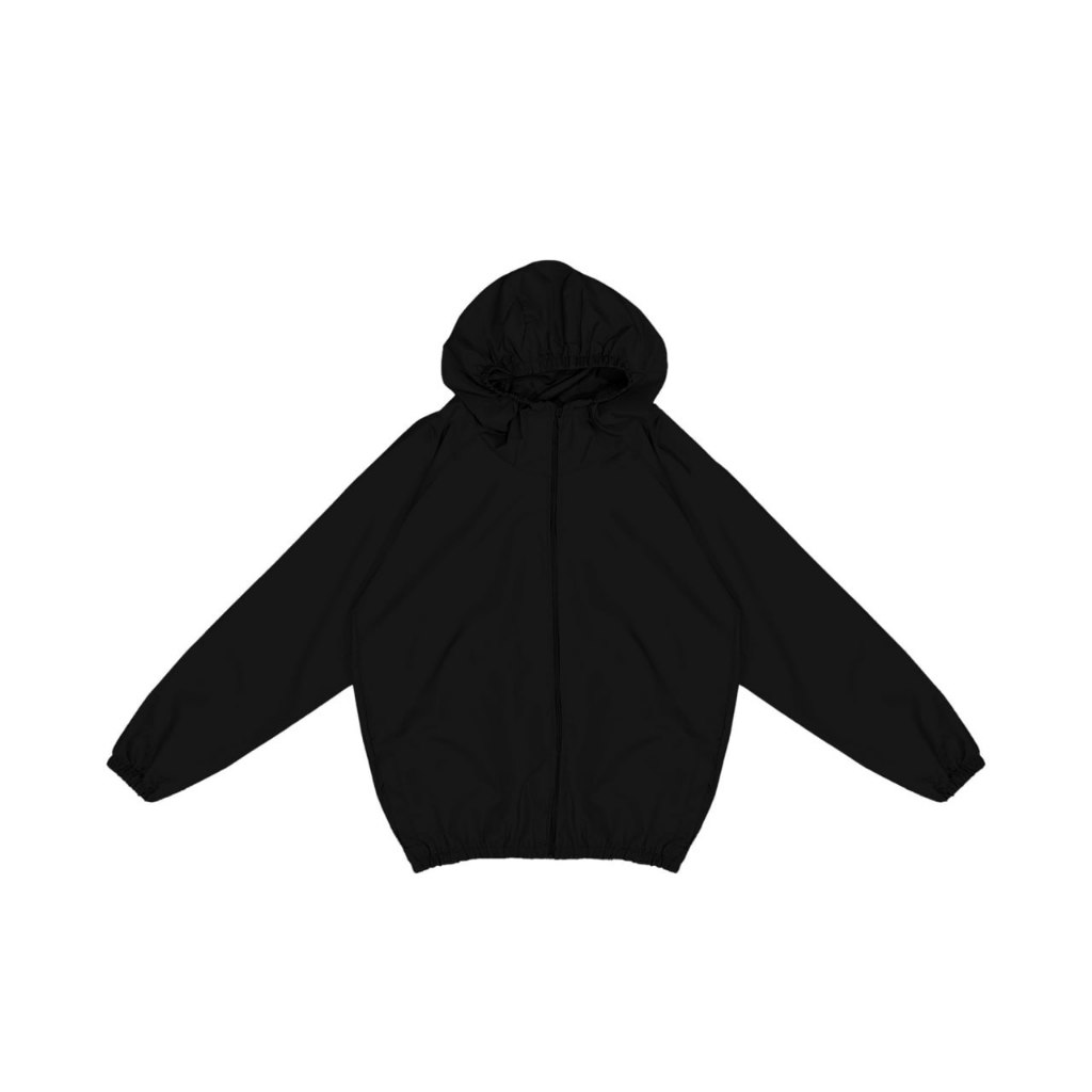 Jacket Running Parasut Olahraga Windbreakers Tracksuite Pria Wanita Polos