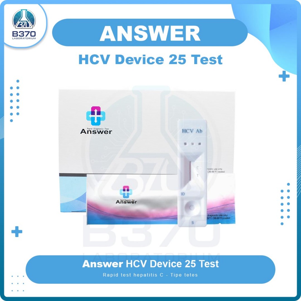 ANSWER HCV Rapid Test Hepatitis C | Device 25T & Strip 50T