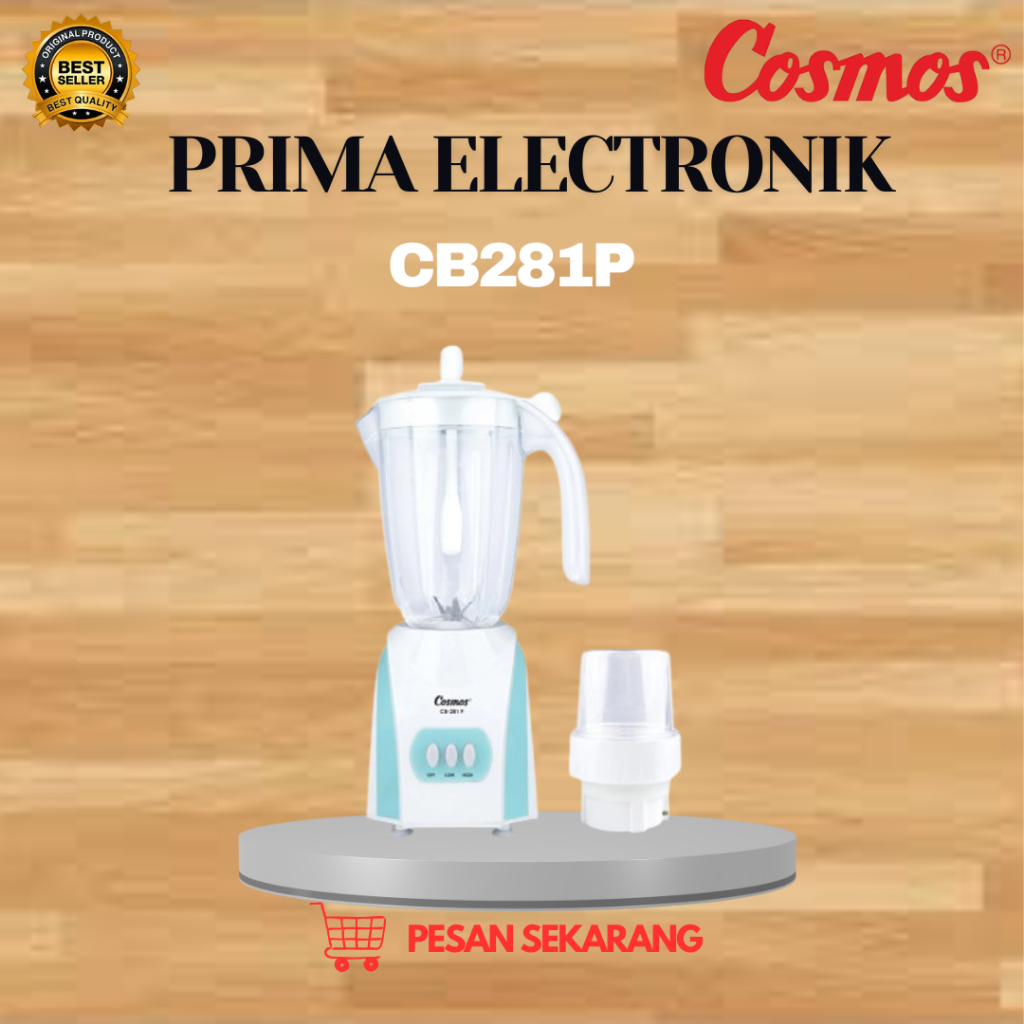 COSMOS BLENDER 2IN1 CB 281P BLENDER 2L/CB281P/CB281 P/CB 281P/CB 281 P/ORIGINAL COSMOS/GARANSI RESMI