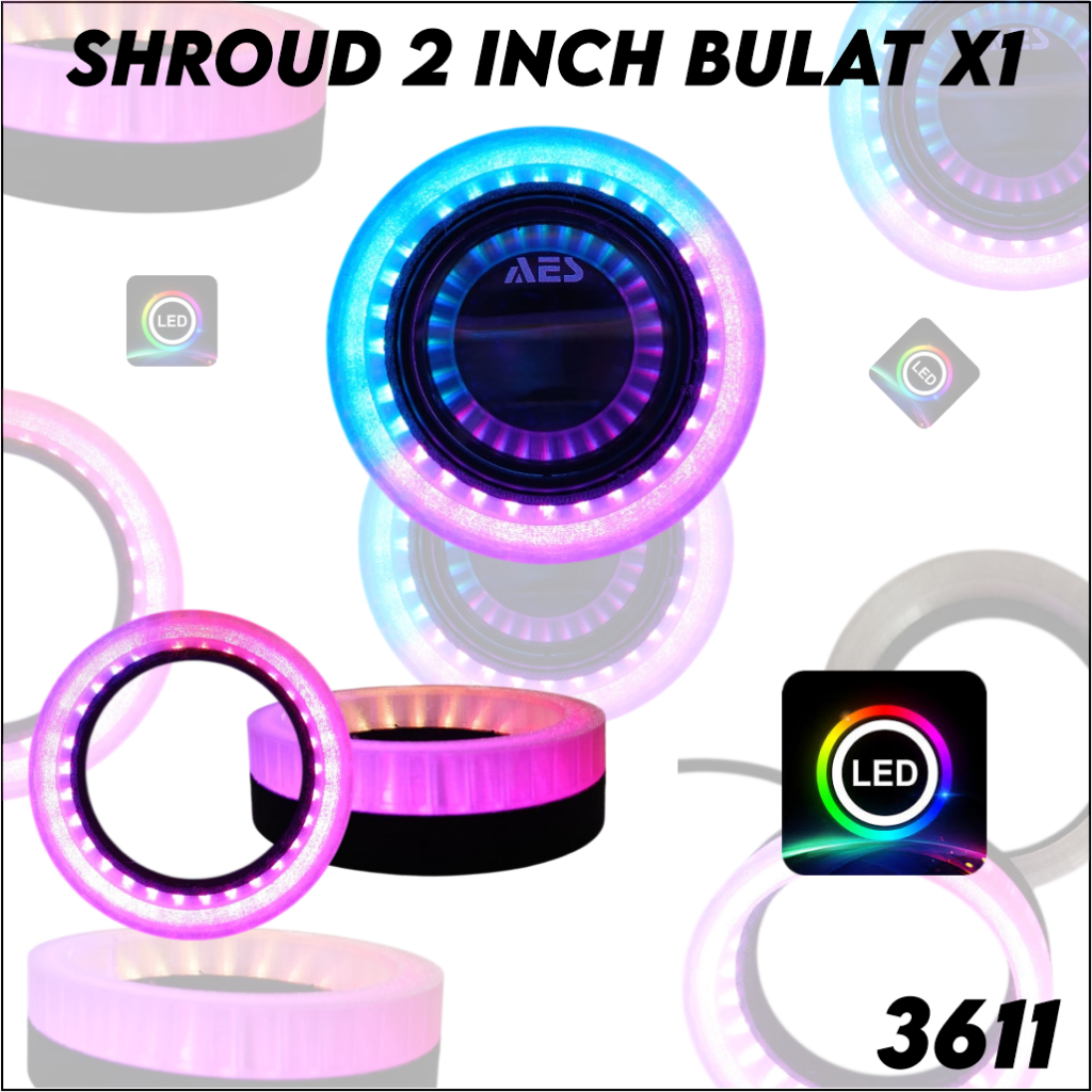SHROUD 3D 2 INCH BULAT X1