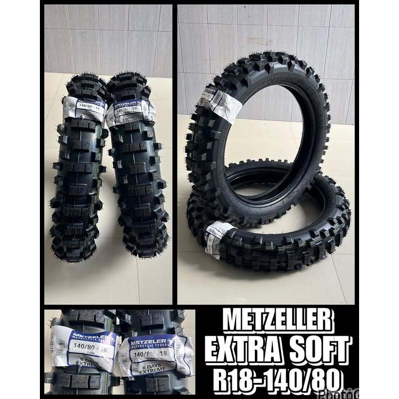 Ban Metzeler MCE 6 Days Extreme 140/80-18 - Extra Soft (Super Soft) - Ban Enduro Trail Original