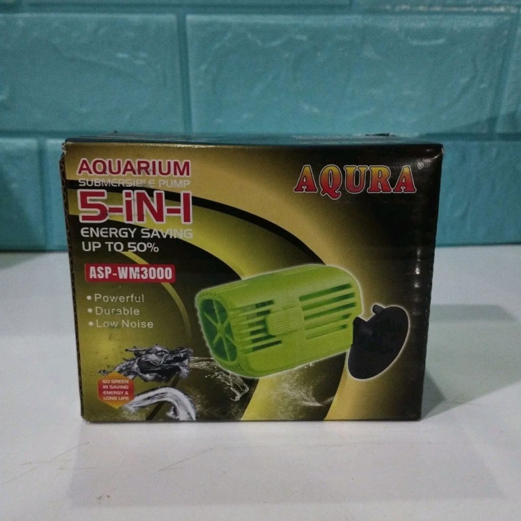 Filter Aquarium Mesin Pompa Air Celup Aqura ASP WM3000
