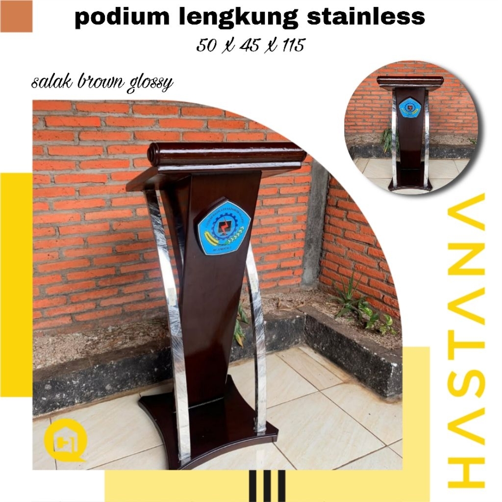 podium lengkung podium gulung podium kayu jati podium stainless podium kecil mimbar kecil podium min