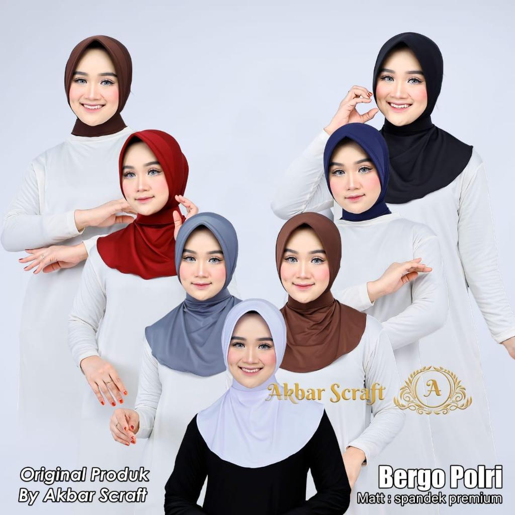 JILBAB DINAS TALI IKAT / JILBAB SPORT PET TALI IKAT / JILBAB OLAHRAGA PET TALI IKAT BAHAN JERSEY