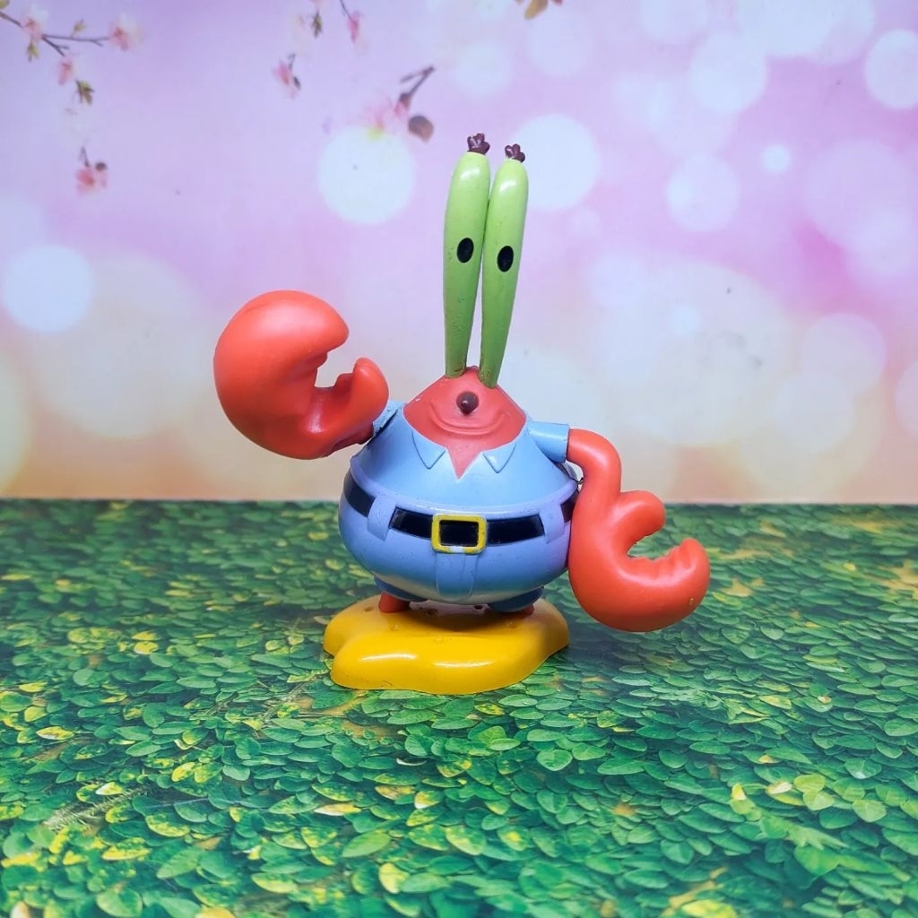 Figure Tuan krabs/Mr.Krabs Spongebob ori viacom mainan seken mainan happy meal mcd