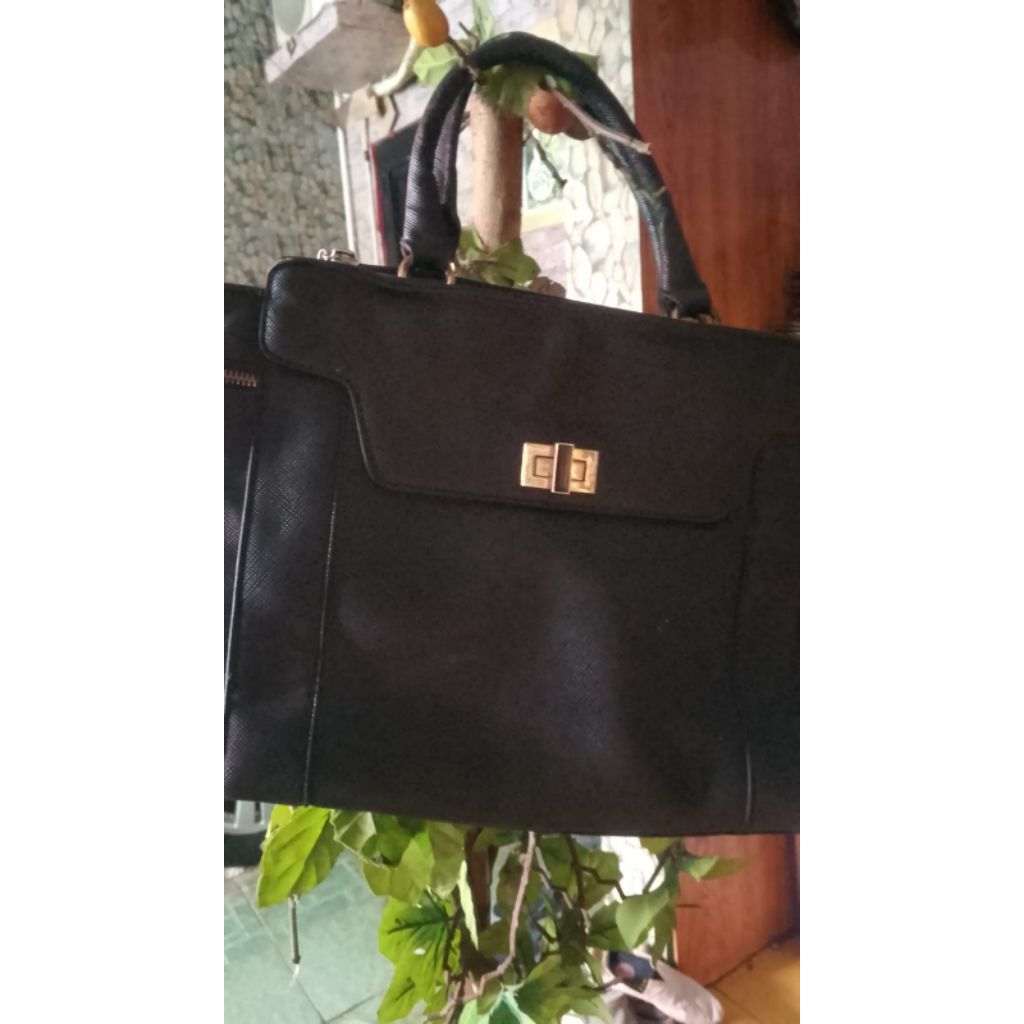 tas top handle bag les catino preloved second