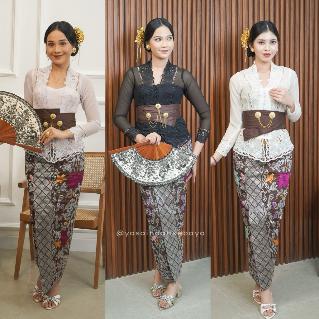 Kebaya Sifon Bordir Jadi Silvia