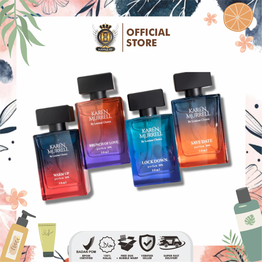 Louisse Choice & Karen Murrell | Parfum 20% - 50ml 48 Hours Lasting EDP Men Women Perfume Eau De Par