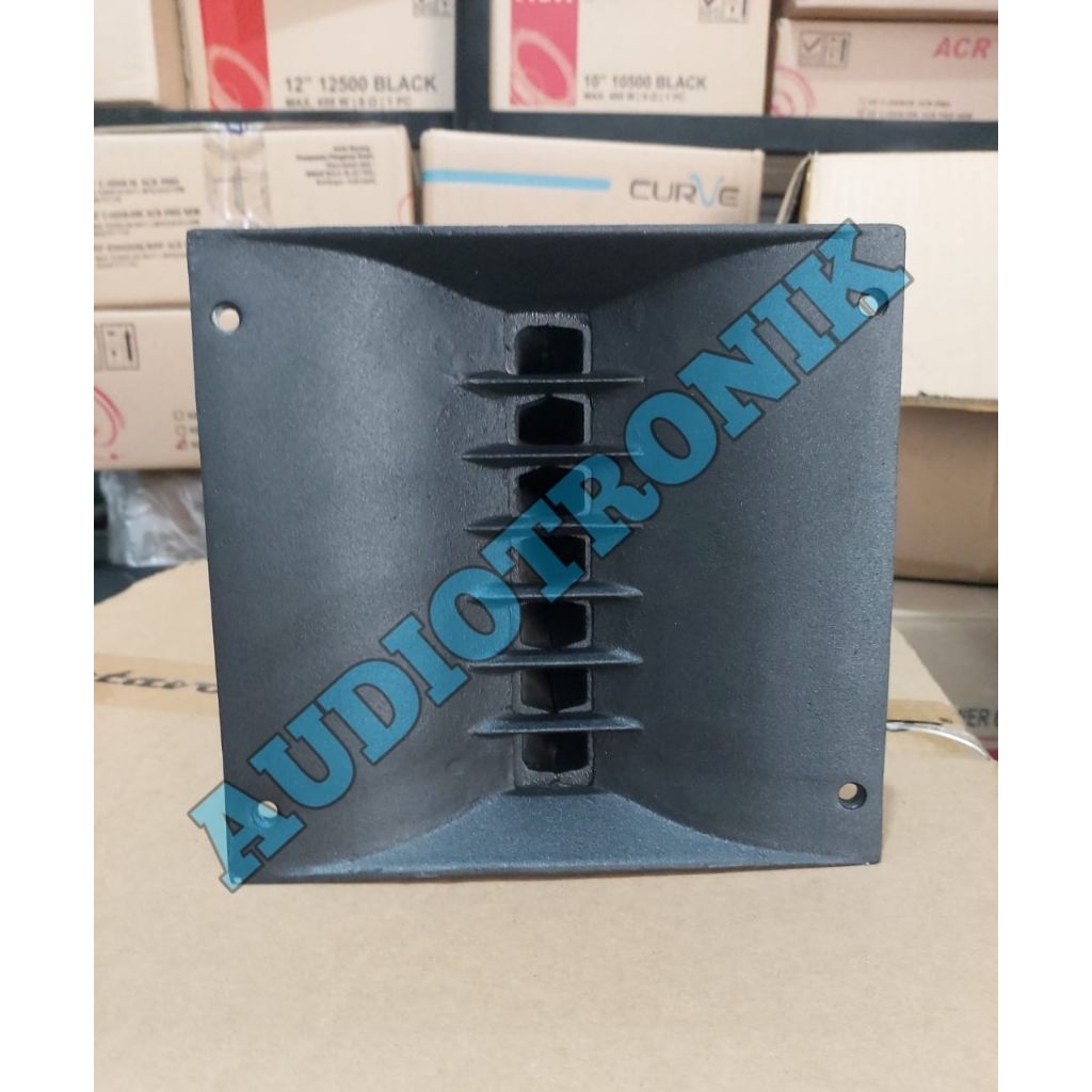 HORN TWETER HARMONIKA UK 18X18 CM TINGGI 16.5 CM BAHAN COR DIRAL ALMUNIUM MULTI DRAT BAUT