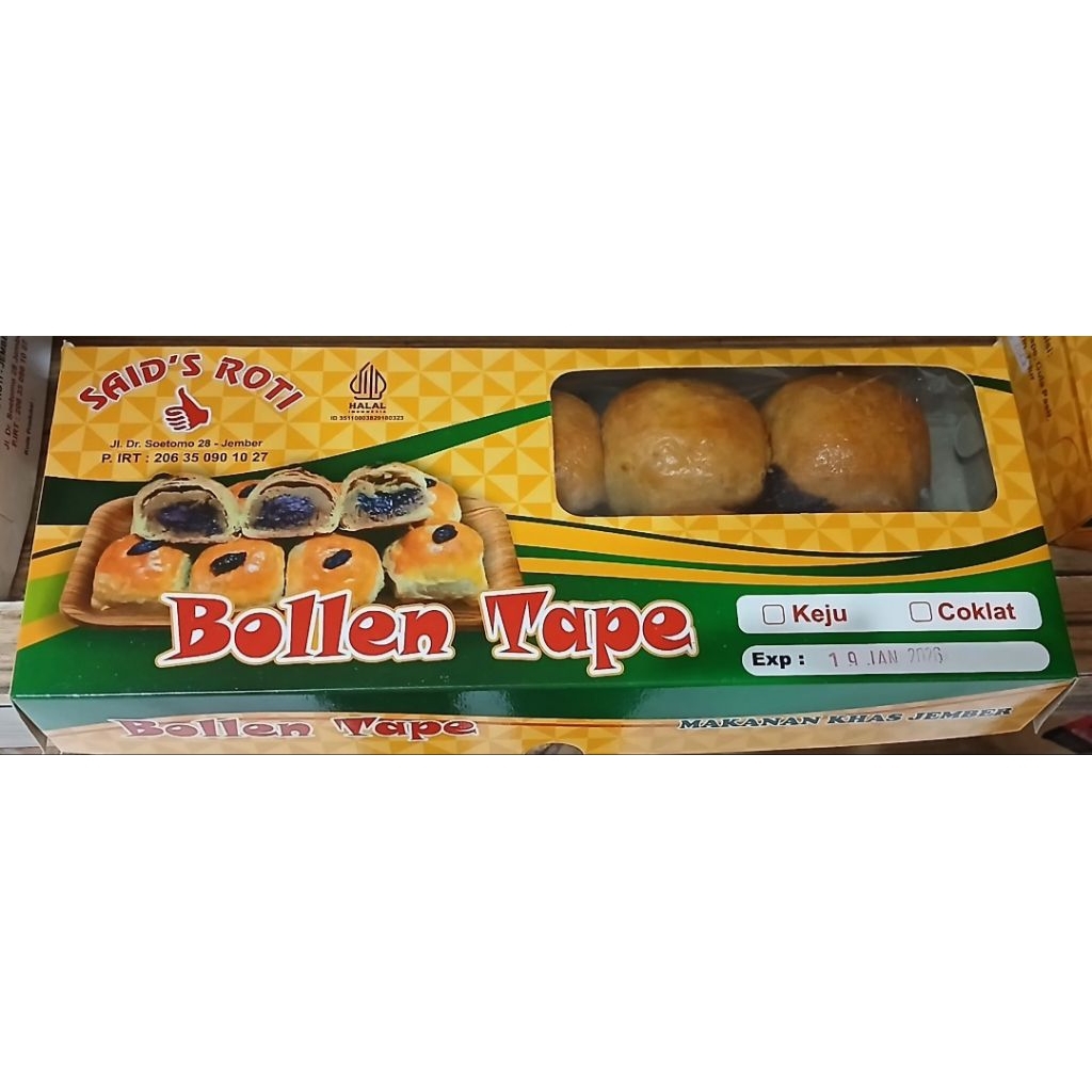 Tape Bolen Tape Said Jember