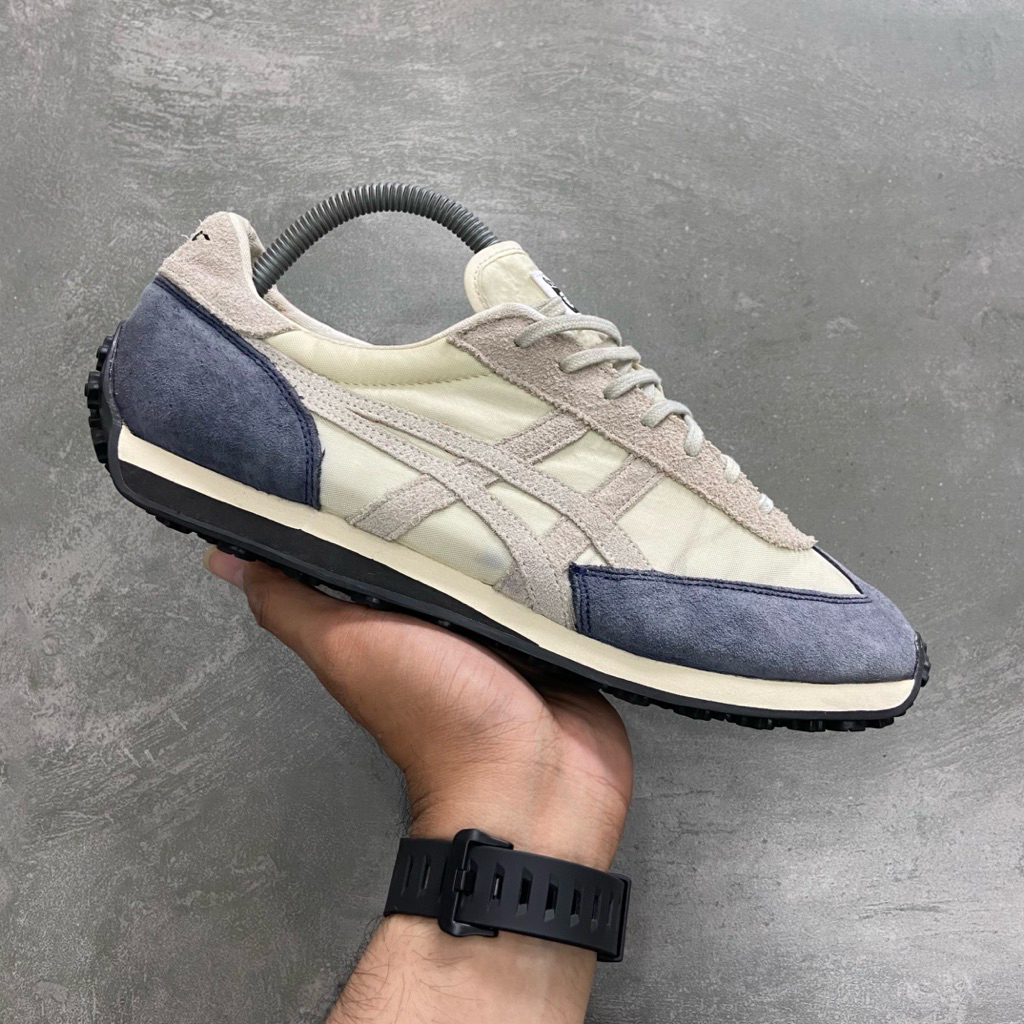 [Size 42.5] Rare Onitsuka Tiger EDR 78 ‘Retro Sport Casual White Blue’ Japan TH5R3N-9902 Second Orig