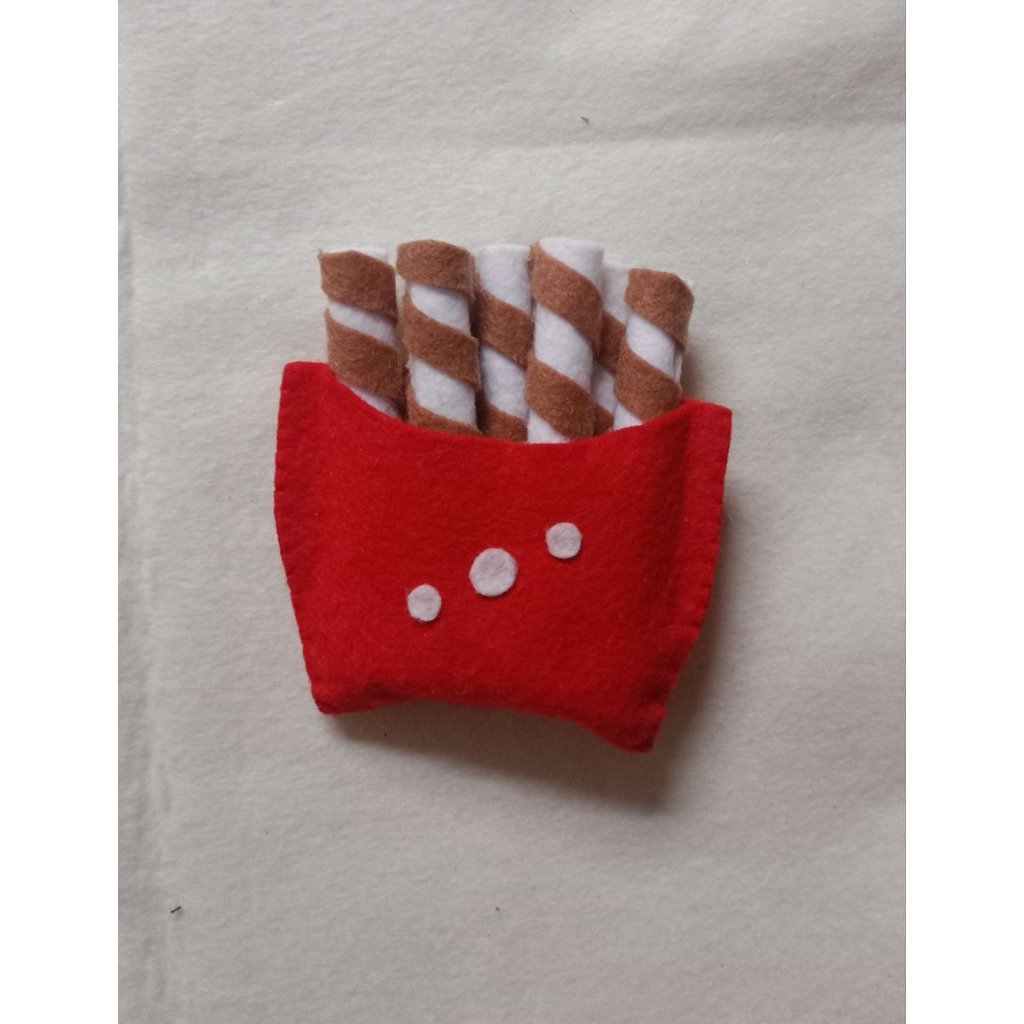 mainan flanel / miniatur makanan dari flanel/astor flanel/kentang flanel