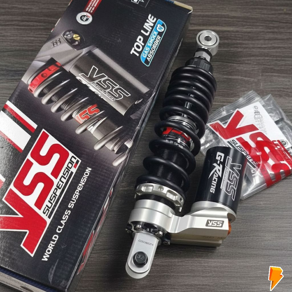 Shockbreker YSS G-Racing Size 330mm Tabung Bawah Black Series