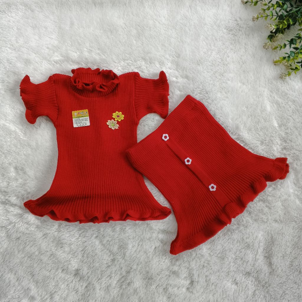 dres rajut anak perempuan,setelan rok baju anak usia 1-3 tahun,rok rajut anak,baju rajut anak,setela