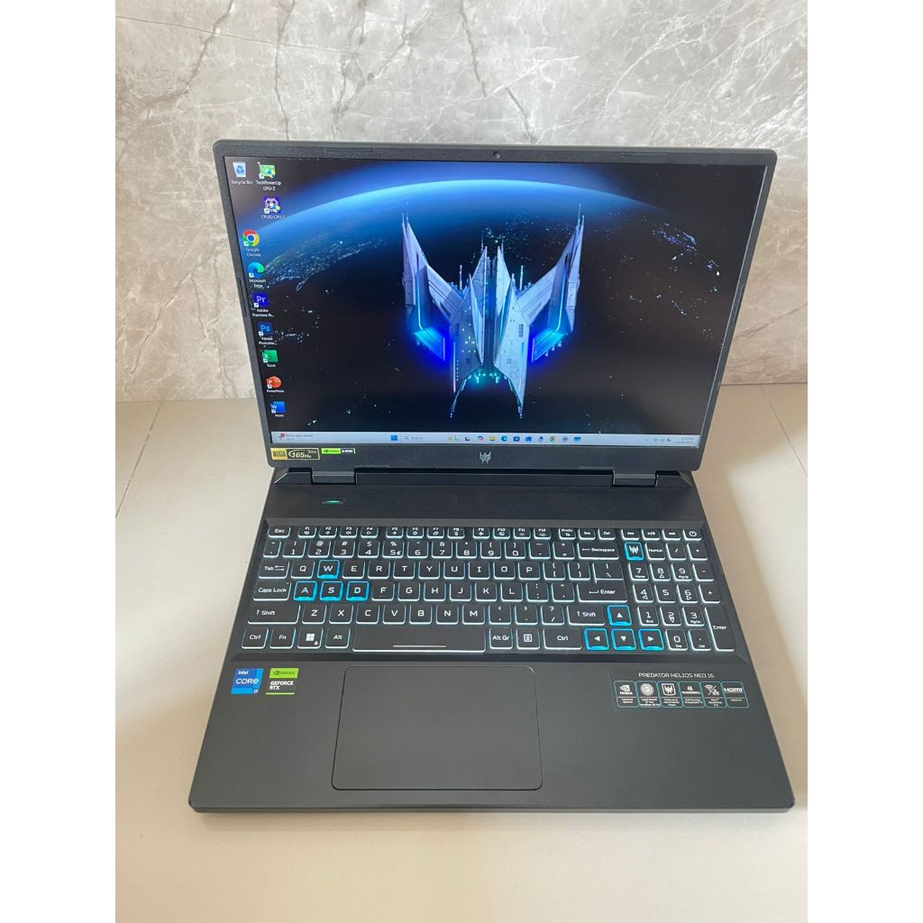 Acer Predator Helios Neo 16 Core i7 13700HX 24 Cpu Rtx 4050 6 gb Layar 165Hz 3Ms