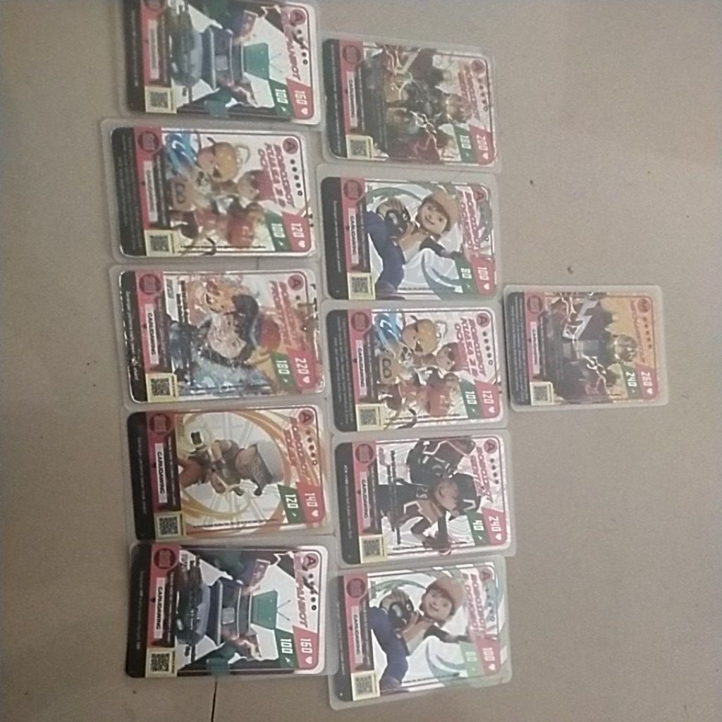kartu choki choki boboiboy