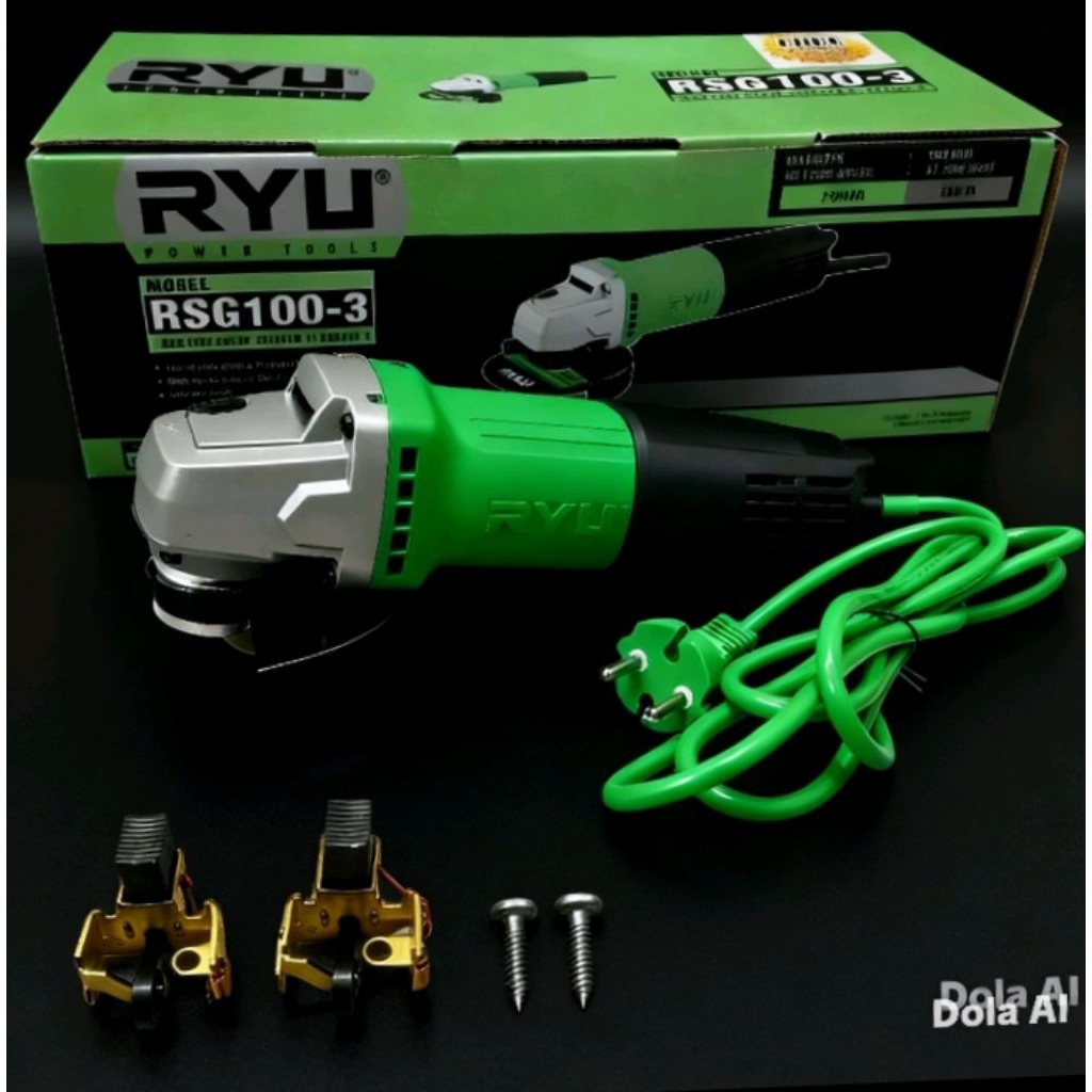 brush holder+carbon brush gerinda Ryu rsg 100-3 original