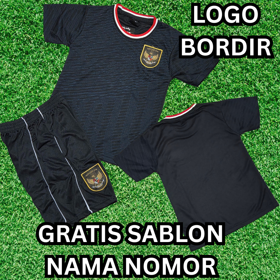 baju kiper timnas indonesia/JERSEY TIMNAS INDONESIA HITAM BISA CUSTOM NAMA DAN NOMOR