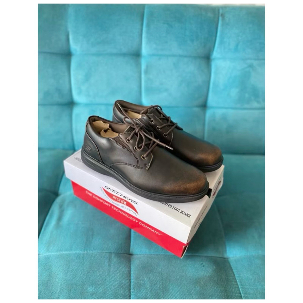 Skechers Arch Fit Ogden Dark brown Men 204740/DKBR SIZE 41