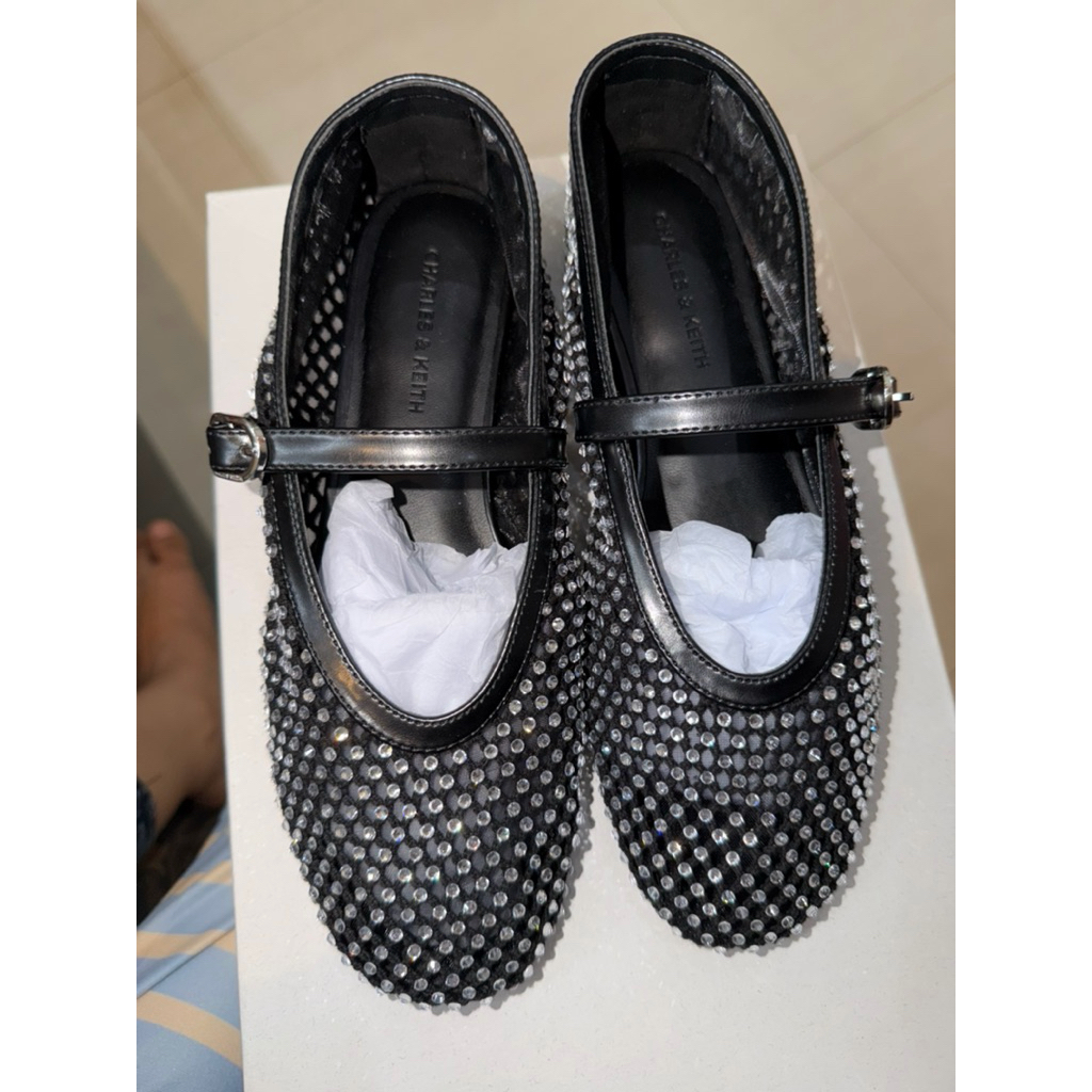 Charles & Keith (Original) - Flats Shoes Black (New)
