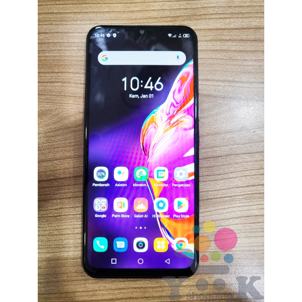 Hp Second Infinix Hot 10S Mobile Legends Ram 4 Internal 64 /Handphone Second