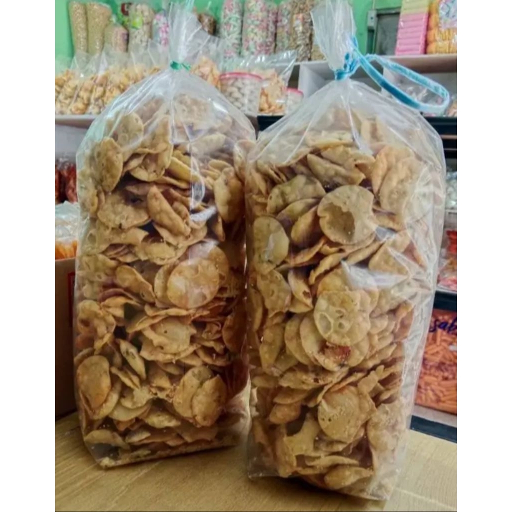 Keripik Gungek Keripik pangsit Gungek (terigu cengek) 250 gram 500 gram