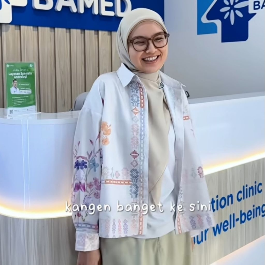 READY STOCK Riamiranda Riss Top L/XL Ria Miranda Blouse Shirt