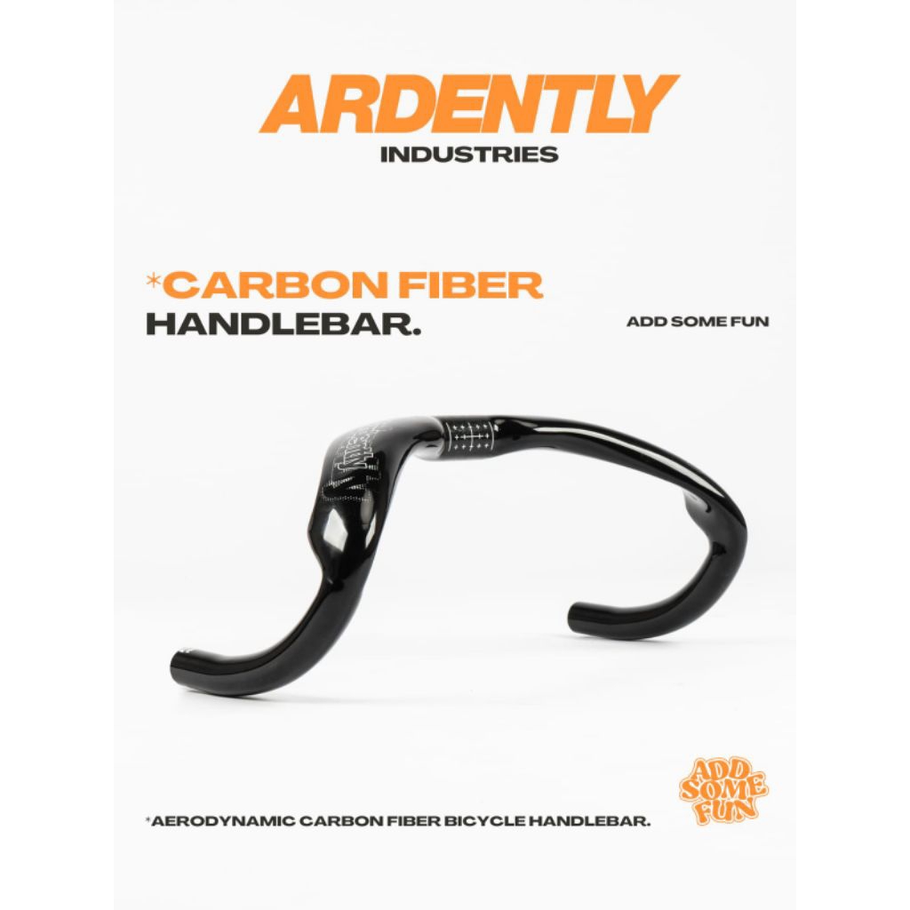 Stang Trackbar Ardently Carbon Terbaru Stang Handlebar Sepeda Ardently