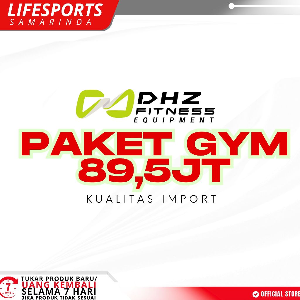 Lifesports Alat Fitness comercial Paket Gym Dhz Machine 89,5 Juta Import