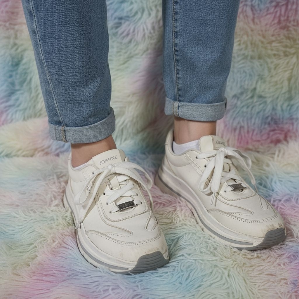 Prelov Sepatu Wanita Putih Joanne Korea style