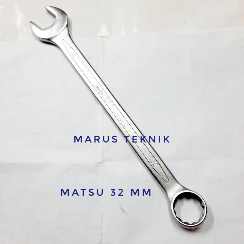 Kunci Ring Pas 32mm MATSU standard Japan bahan crv