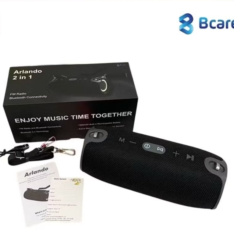 [FREEGIFT KHUSUS CO S25U] Bcare Arlando bluetooth capsule speaker new bib
