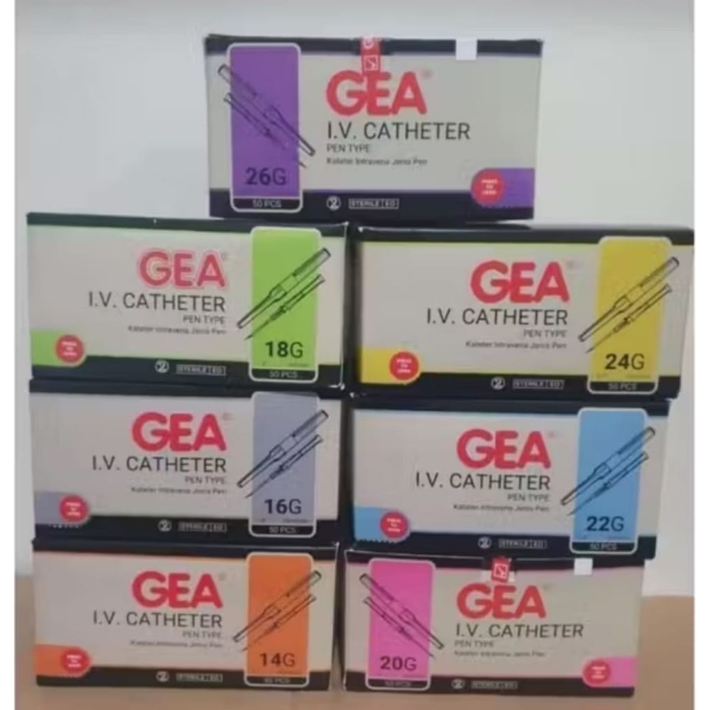 iv chateter gea tipe pen / abocath gea/iv chath GEA 1box