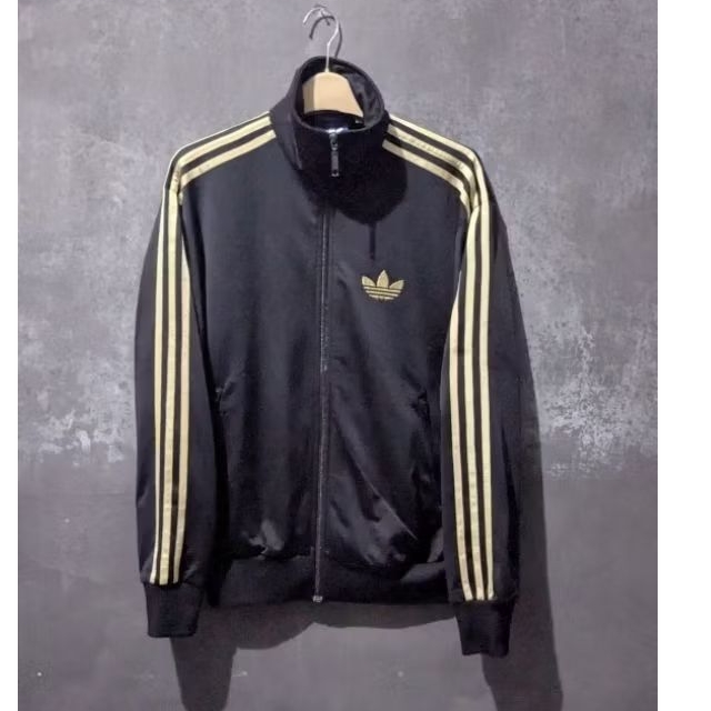Tracktop adidas Firebird  Black stripe Gold