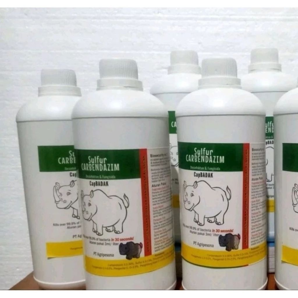 Desinfektan Cap Badak 1 liter sulfur Carbendazim