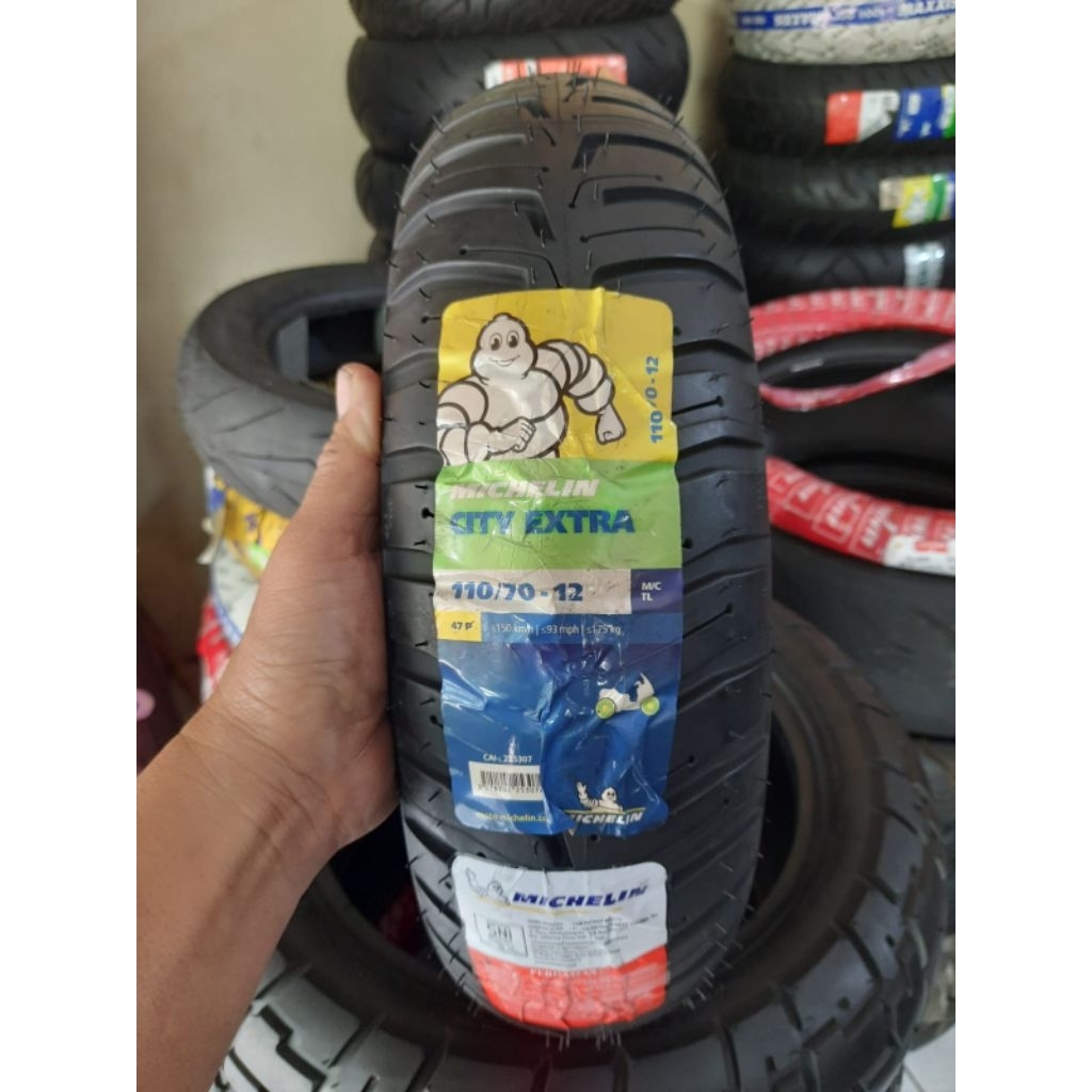 michelin city extra 110/70-12 baru