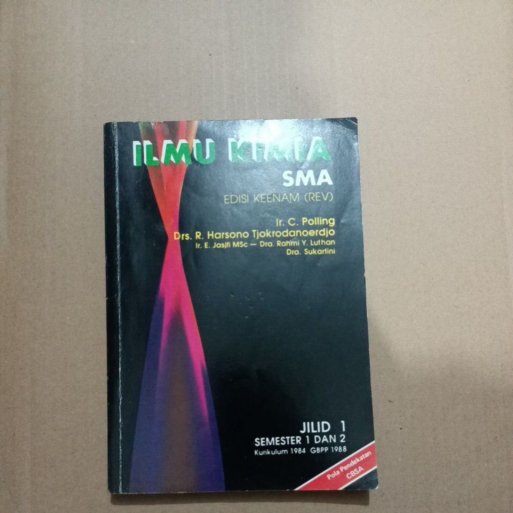 ILMU KIMIA Sma jilid 1 semester 1 dan 2