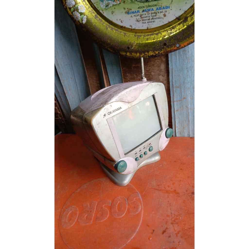 tv 145rb jadul antik kuno lawas vintage display mati