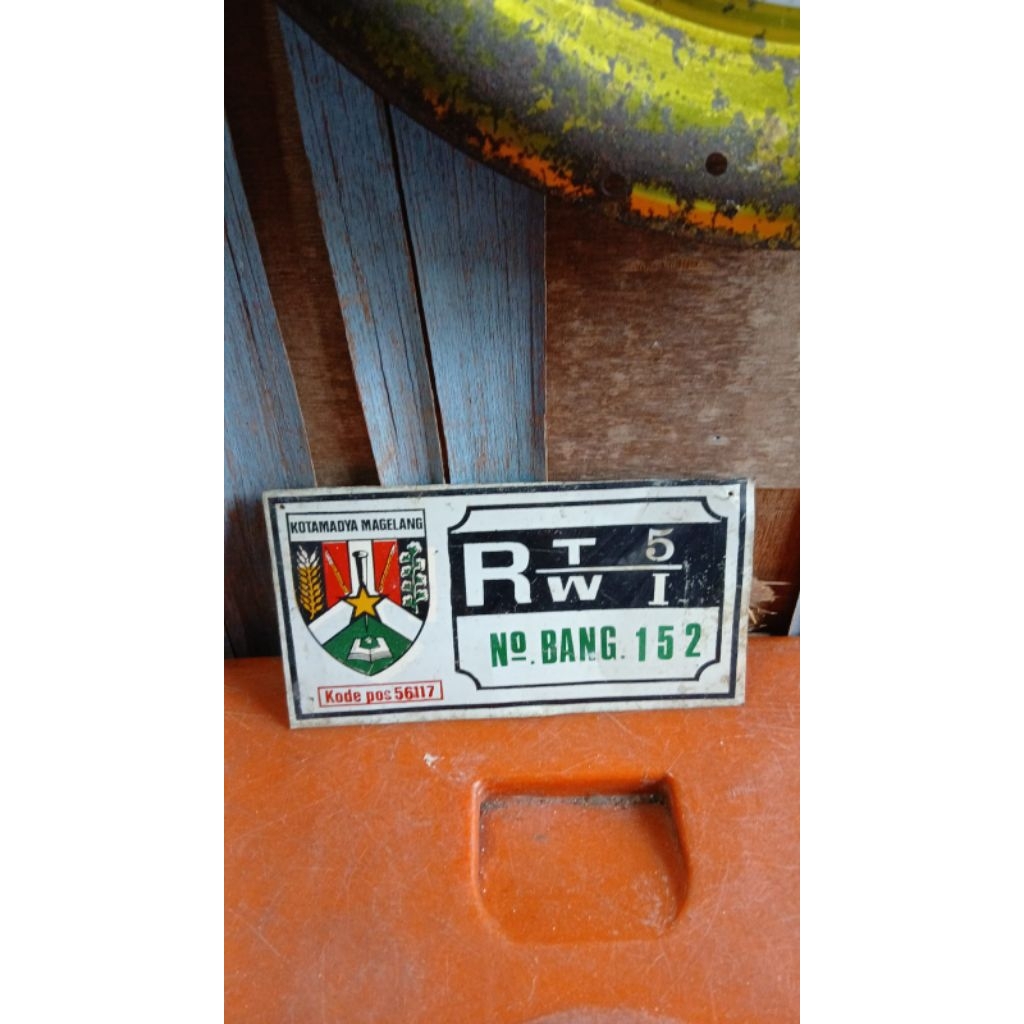 plang plakat 75rb jadul antik kuno lawas vintage display mati
